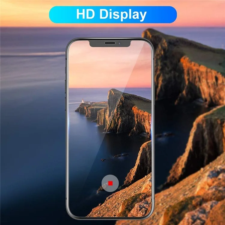2,5D Arc Edge 9H Panzerglas-Bildschirmschutz mit Rückfilm für iPhone 12 mini