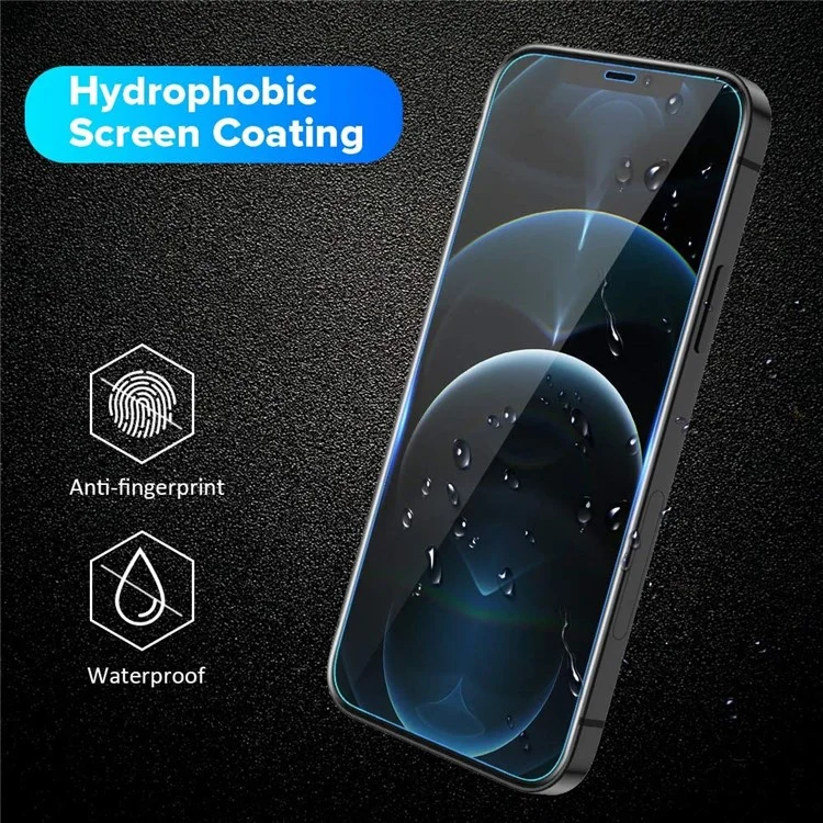 2,5D Arc Edge 9H Panzerglas-Bildschirmschutz mit Rückfilm für iPhone 12 mini