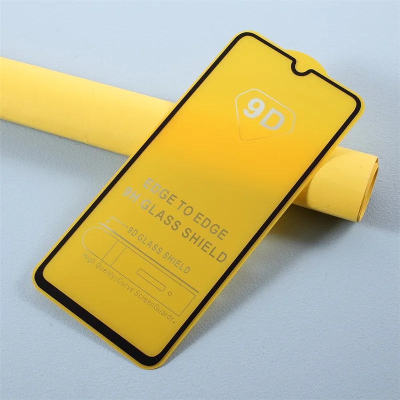 For Xiaomi Redmi 9C / 9C NFC / 9A Full Coverage Silk Printing Tempered Glass Screen Protective Film (Full Glue)