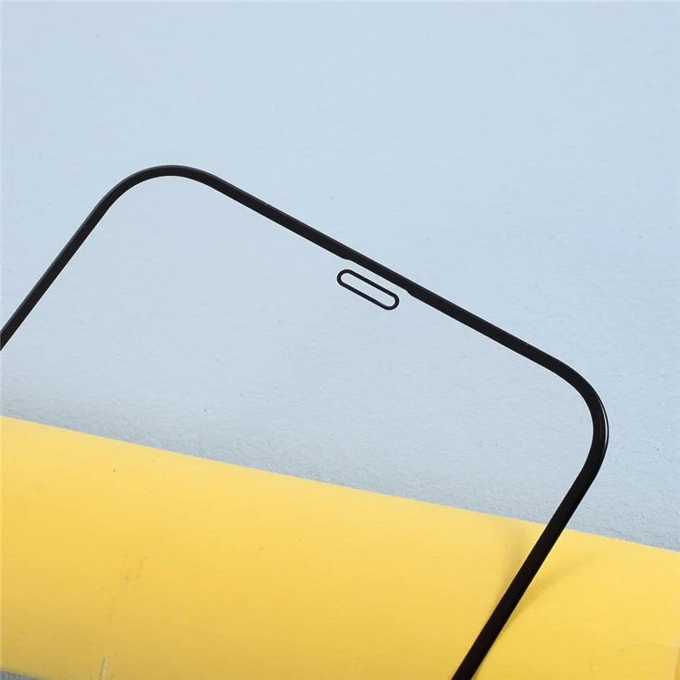 6D Full Size Cold Carving Tempered Glass Screen Film (Full Glue) for iPhone 12 / 12 Pro