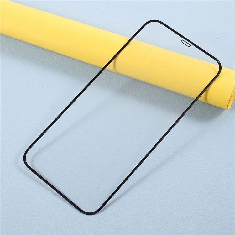 6D Full Size Cold Carving Tempered Glass Screen Film (Full Glue) for iPhone 12 / 12 Pro