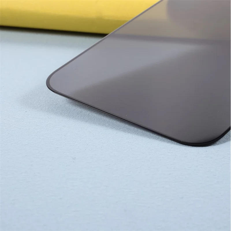 Full Screen Silk Printing Anti-spy Tempered Glass Protector Film (Side Glue) for iPhone 12 Pro Max