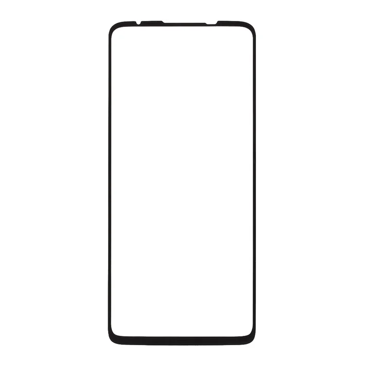 Pellicola protettiva in vetro temperato con stampa in seta a copertura completa (colla completa) per Motorola Moto G9 Plus