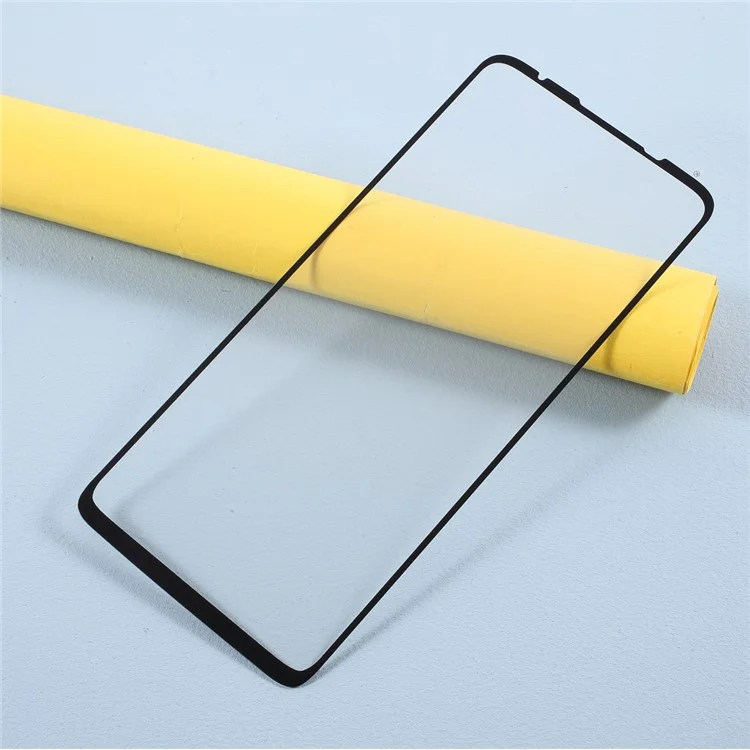 Pellicola protettiva in vetro temperato con stampa in seta a copertura completa (colla completa) per Motorola Moto G9 Plus