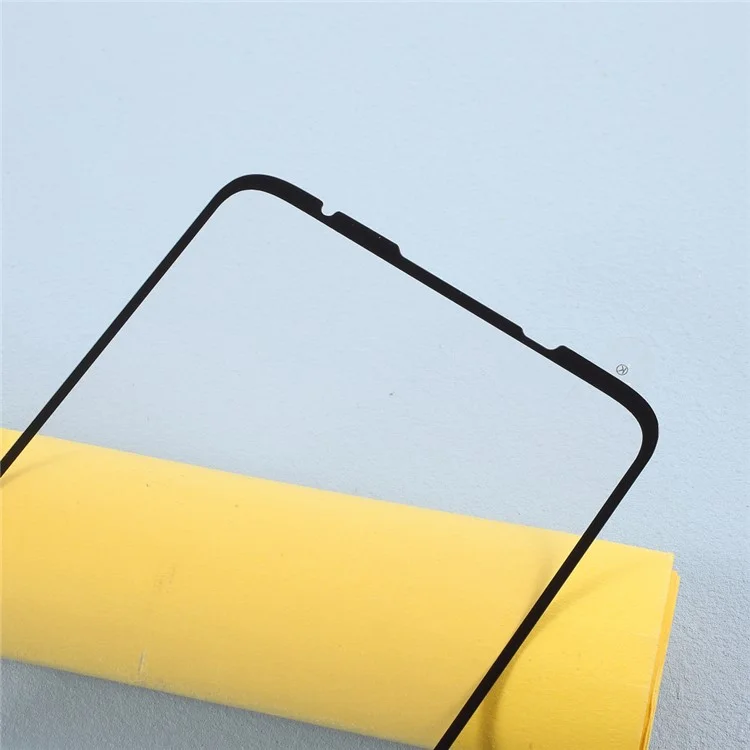 Pellicola protettiva in vetro temperato con stampa in seta a copertura completa (colla completa) per Motorola Moto G9 Plus