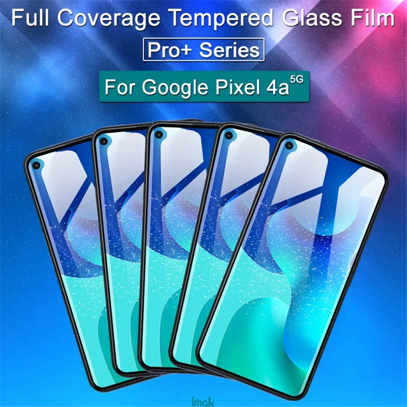 IMAK Pro+ Series Full Coverage Tempered Glass Protection Film for Google Pixel 4a 5G