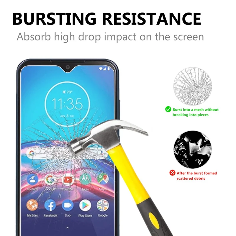 2.5D Arc Edge Tempered Glass Screen Protector Film for Motorola Moto E7