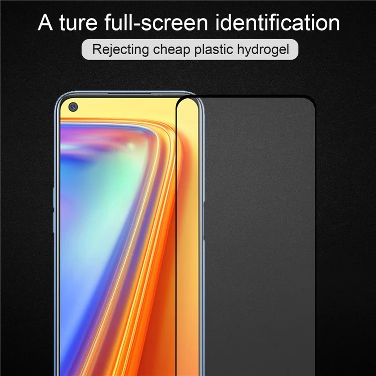 Full Covering 9D Tempered Glass Screen Protection Film (Side Glue) for Realme 7