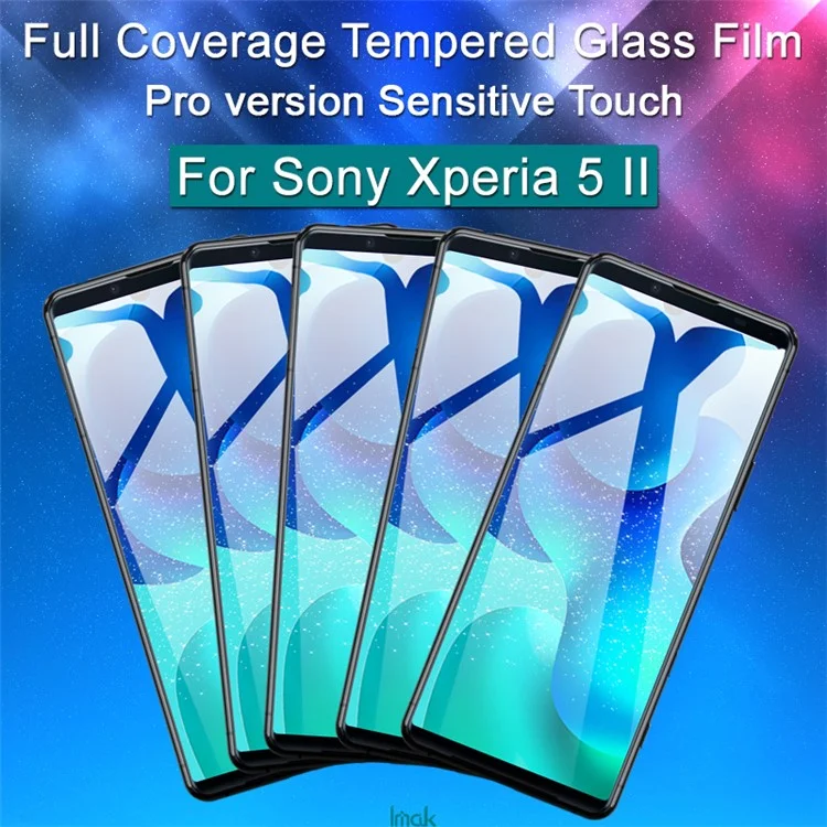 IMAK Full Size Tempered Glass Screen Protector for Sony Xperia 5 II