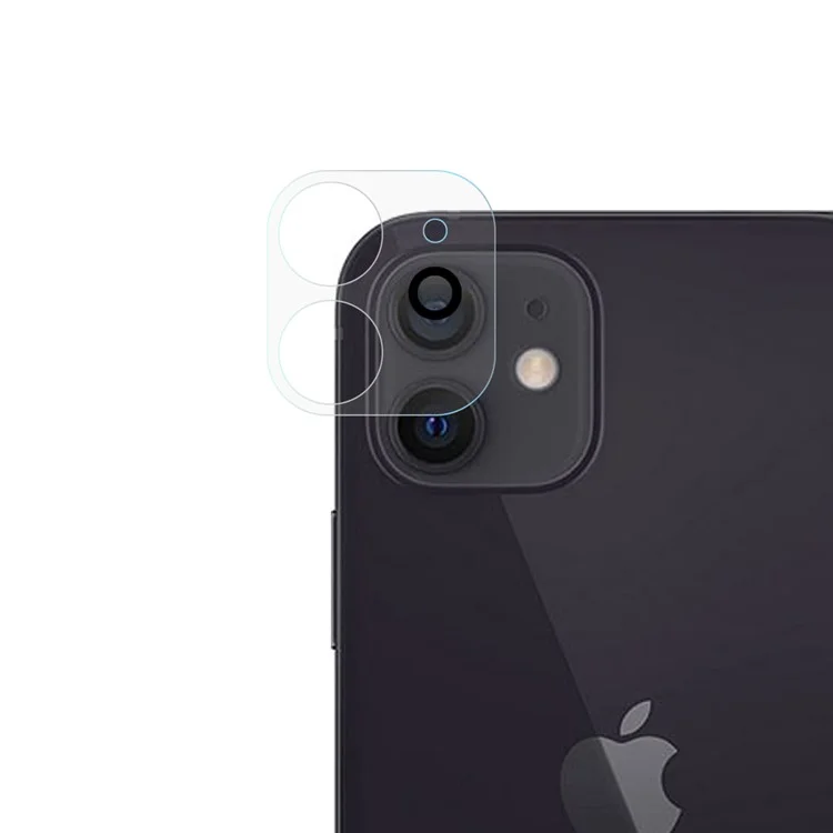 Protettore in vetro temperato ultra sottile con copertura totale e durezza 9H per fotocamera iPhone 12 Mini