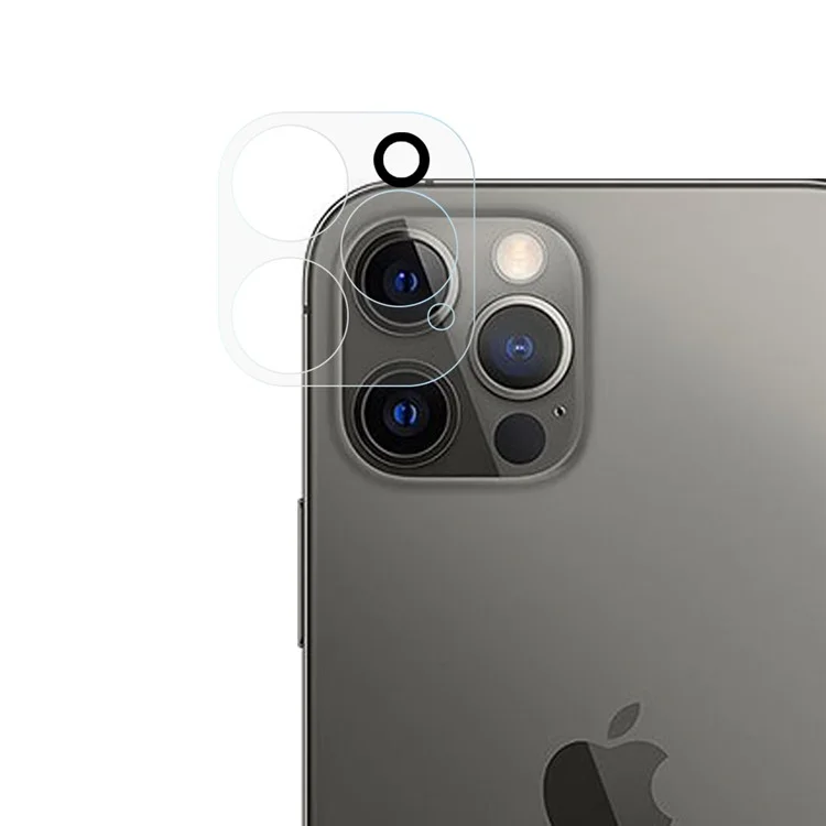 Protector de Lente de Cámara de Vidrio Templado Ultrafino de Cobertura Total con Dureza 9H para iPhone 12 Pro Max