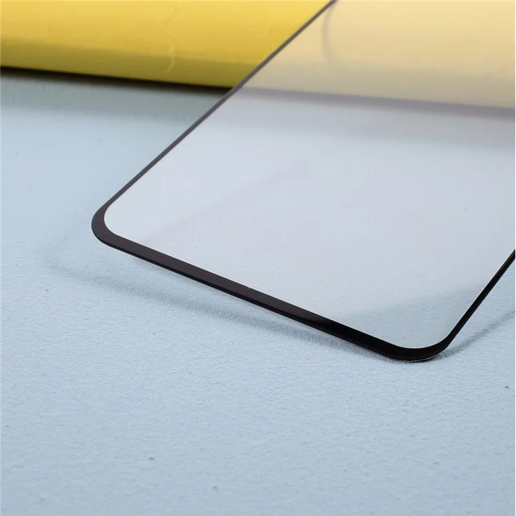 Full Coverage Silk Printing Tempered Glass Screen Protective Film (Full Glue) for Motorola Moto G9 (India) / Moto G9 Play