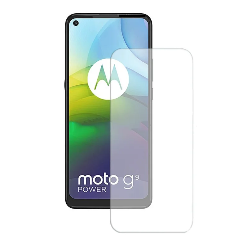 0.3mm Arc Edge Tempered Glass Transparent Crystal Clear Screen Protector Film for Motorola Moto G9 Power