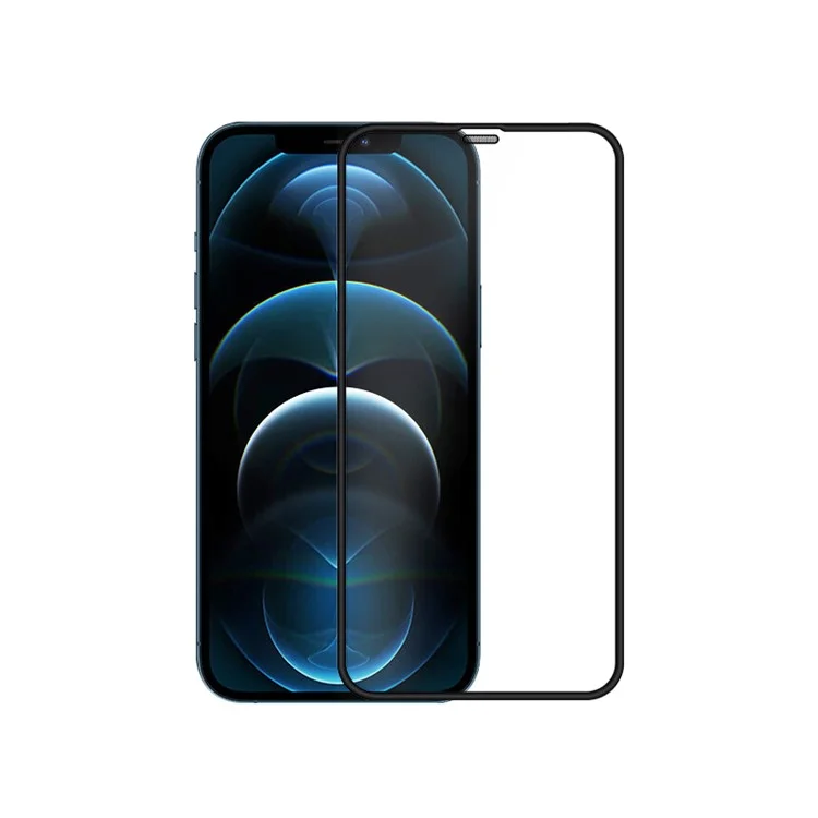 NILLKIN PC Shatter -of -edge -edge -screeen HD Tempered Glass Screen Protector Für Iphone 12/12 Pro