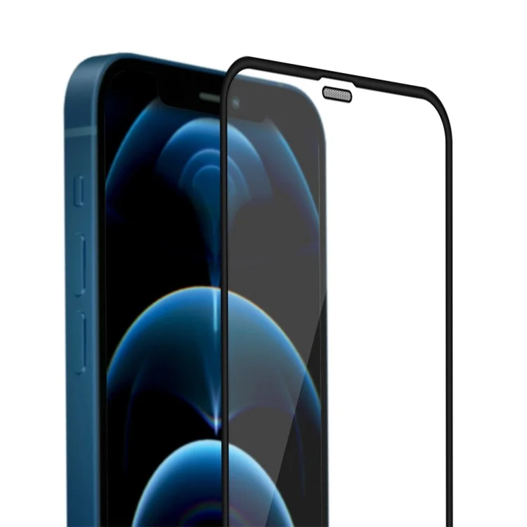 NILLKIN PC Shatter -of -edge -edge -screeen HD Tempered Glass Screen Protector Für Iphone 12/12 Pro