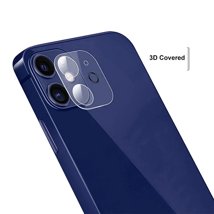 HAT PRINCE ENKAY per iPhone 12 Protezione lente fotocamera in vetro temperato