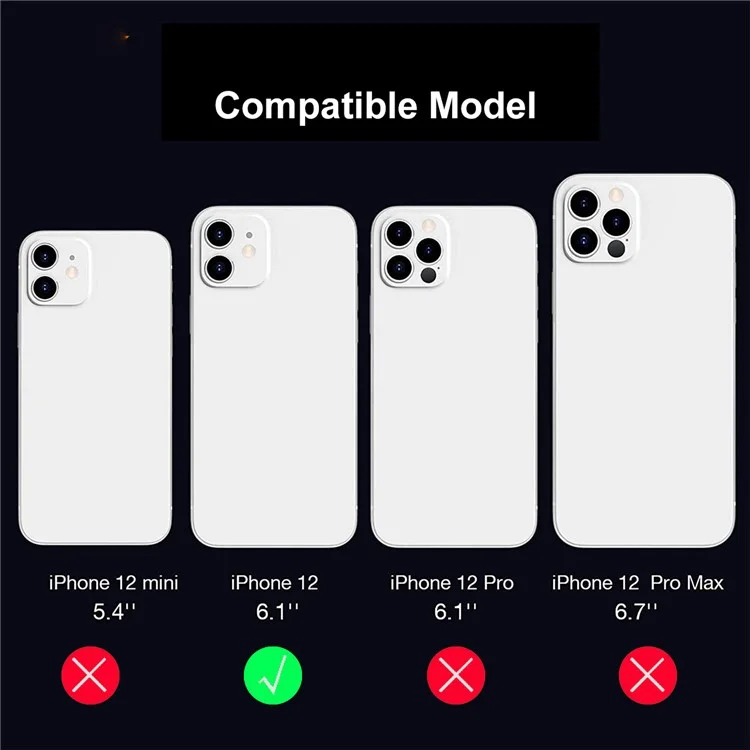 HAT PRINCE ENKAY per iPhone 12 Protezione lente fotocamera in vetro temperato