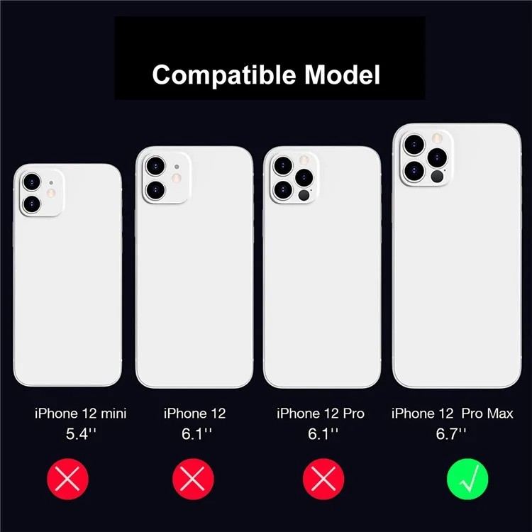 HAT PRINCE ENKAY pour iPhone 12 Pro Max Protecteur d'objectif en verre trempé