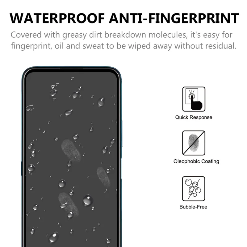 Full Screen Tempered Glass Screen Protector Film (Full Glue) for Xiaomi Redmi Note 9 5G