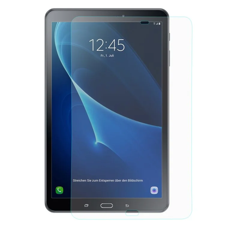 HAT PRINCE Tempered Glass Screen Film for Samsung Galaxy Tab A 10.1 (2016) T580 T585 0.33mm 9H 2.5D Arc Edge