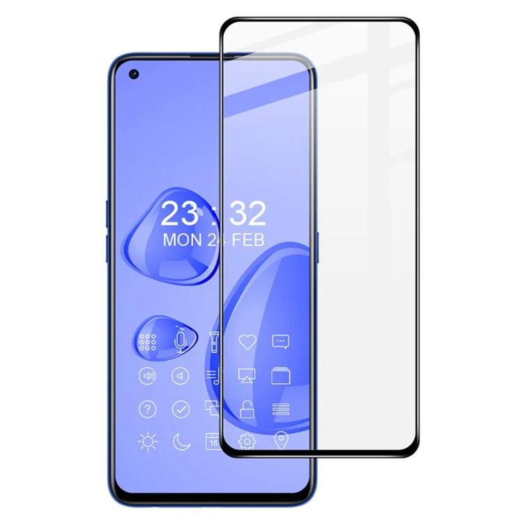 IMAK Pro+ Series AB Glue Tempered Glass Complete Covering Screen Film para Realme 7 Pro