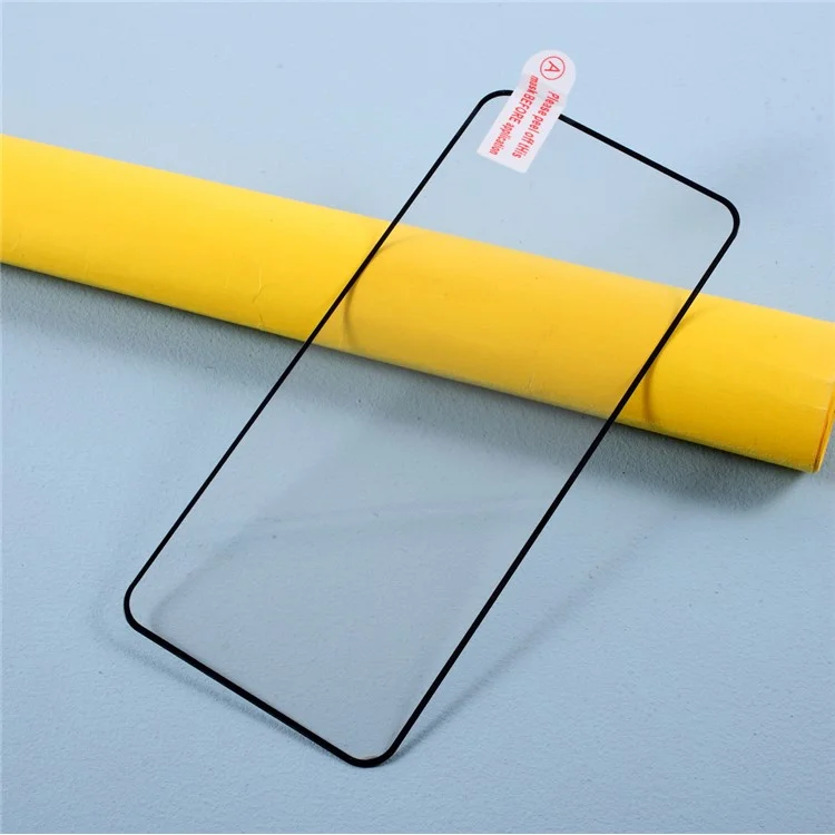 Full Coverage Screen Shield for Xiaomi Poco X3 Silk Printing Tempered Glass Protector (Full Glue)