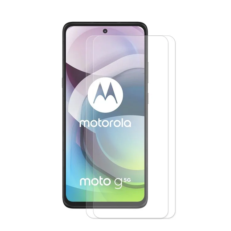 2 Pçs / Set Hat Príncipe 0.26mm 9h 2.5d Arco Borda De Vidro Temperado Protetor De Tela De Vidro Para Motorola Moto G 5g