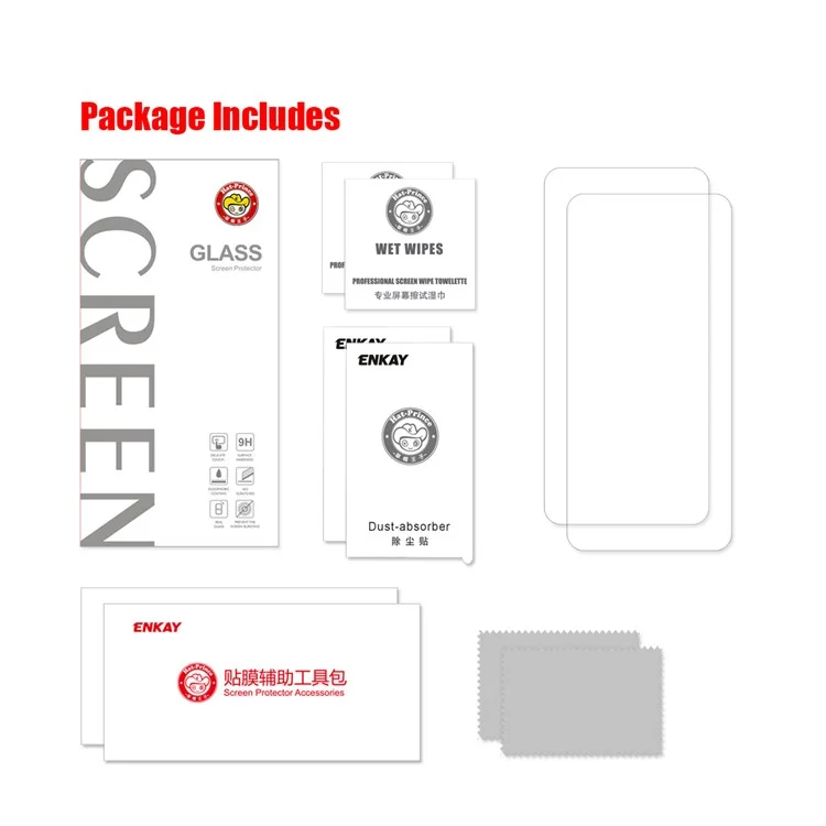 2 Pçs / Set Hat Príncipe 0.26mm 9h 2.5d Arco Borda De Vidro Temperado Protetor De Tela De Vidro Para Motorola Moto G 5g