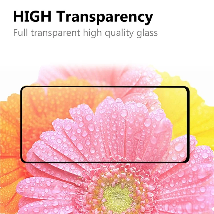 Für Samsung Galaxy S21+ 5G Gehärtetes Glas Bildschirmschutz Vollflächiger Klebefilm mit schwarzen Kanten