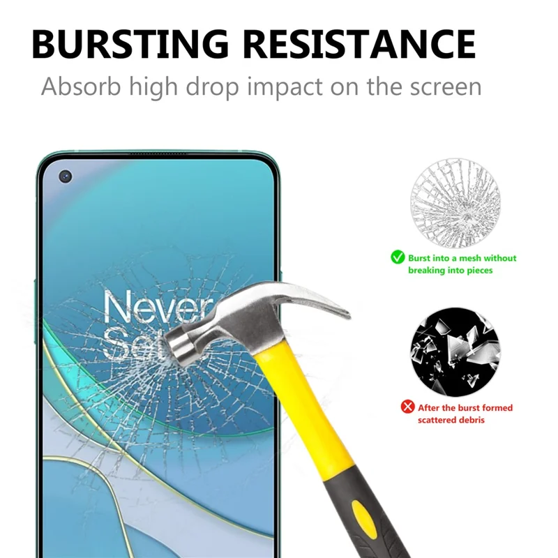 For OnePlus 9 (EU / US Version) Full Glue Full Cover Tempered Glass Screen Protector with Black Edges