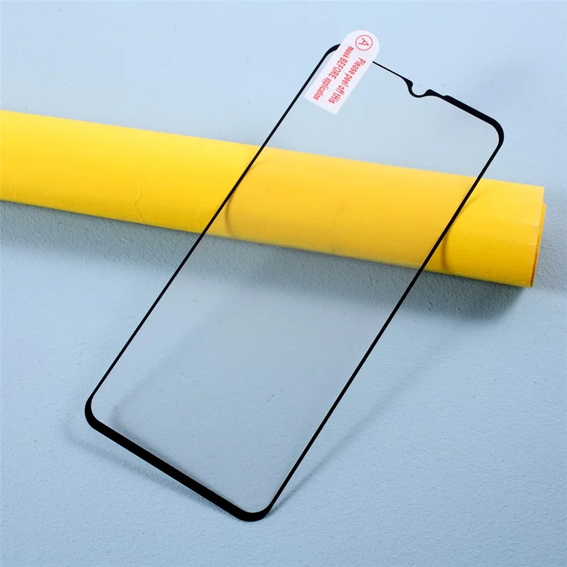Silk Printing Tempered Glass Screen Protector [Full Coverage] [Full Glue] for Motorola Moto E7 Plus