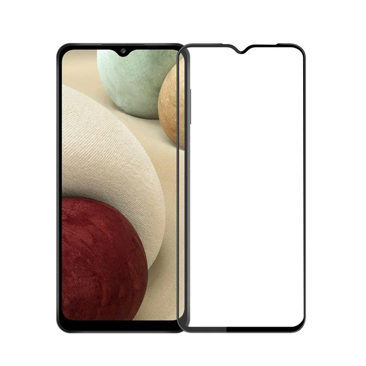 Pinwuyo Anti-fingerprint Anti-explosión Cobertura Completa Protector de Pantalla de Vidrio Con Temperatura Curva 3D [glue Completo] Para Galaxy A32 5G / M32 5G / A12