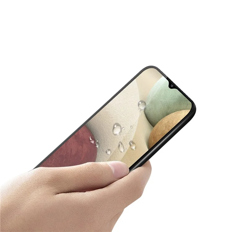 PINWUYO Anti-fingerprint Anti-explosion Full Coverage 3D Curved Tempered Glass Screen Protector [Full Glue] pour Galaxy A32 5G / M32 5G / A12