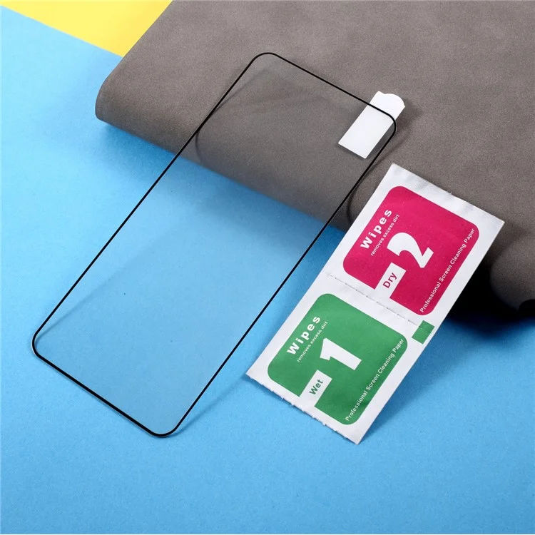 Film de protection d'écran en verre trempé avec impression de soie à couverture complète [Colle complète] pour Samsung Galaxy S21+ 5G