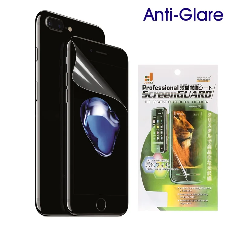 Matte Anti-glare Screen Protector Shield Film for iPhone 8 Plus/7 Plus (With Black Package)