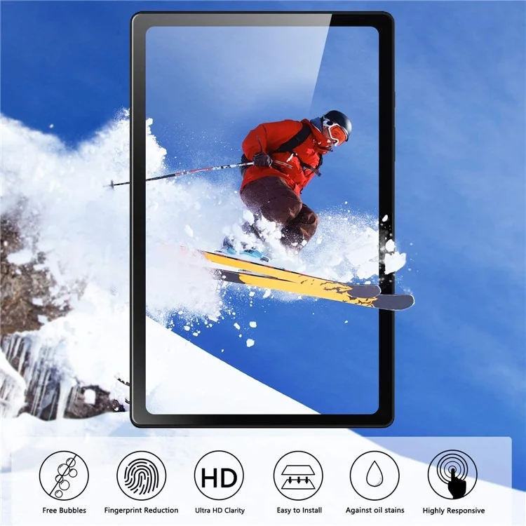 Tempered Glass Film 2.5D Arc Edge for Samsung Galaxy Tab A7 10.4 (2022) / (2020) Screen Shield [Ultra Clear] [Anti-explosion]