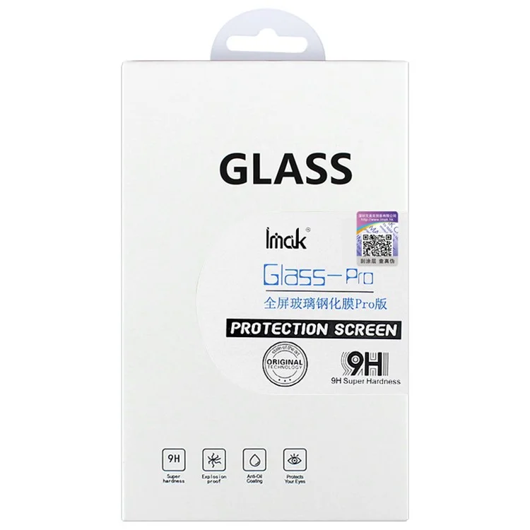 IMAK Pro+ Full Coverage Full Glue Anti-explosion Tempered Glass Screen Guard for Xiaomi Poco M3