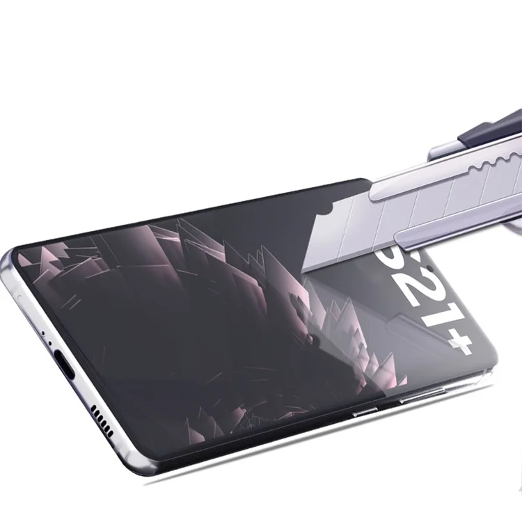 MOCOLO UV Закаленная стеклянная пленка 3D Curved [Полное покрытие] Защитная пленка для экрана для Samsung Galaxy S21+ 5G