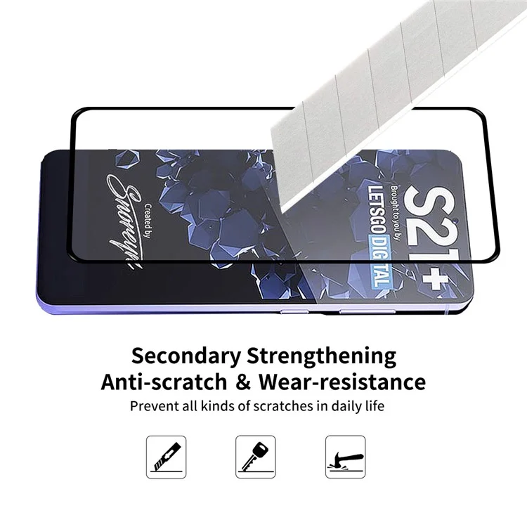HAT PRINCE Ultra-thin Unlock Version Full Glue Protector pour Samsung Galaxy S21 Plus 5G