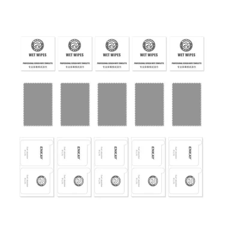 5Pcs/Set ENKAY HAT PRINCE Full Glue Protector 0.2mm 9H 2.5D Full Covering Screen Film [Ultra-thin Unlock Version] pour Samsung Galaxy S21 Plus 5G