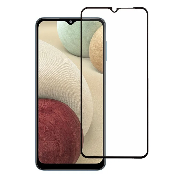 RURIHAI 2.5D Solid Defense Tempered Glass Screen Protector [Full Glue] für Samsung Galaxy A12