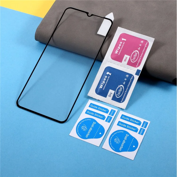 RURIHAI 2.5D Solid Defense Tempered Glass Screen Protector [Full Glue] für Samsung Galaxy A12