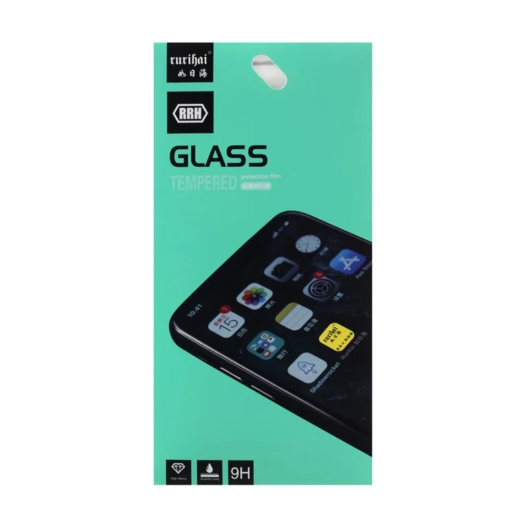 RURIHAI 2.5D Solid Defense Tempered Glass Screen Protector [Full Glue] für Samsung Galaxy A12