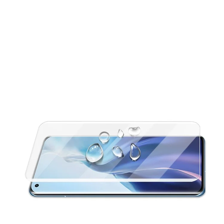 MOCOLO pour Xiaomi Mi 11 3D Curved UV Liquid Tempered Glass Screen Protector Full Coverage Full Glue Ultra Clear Shield