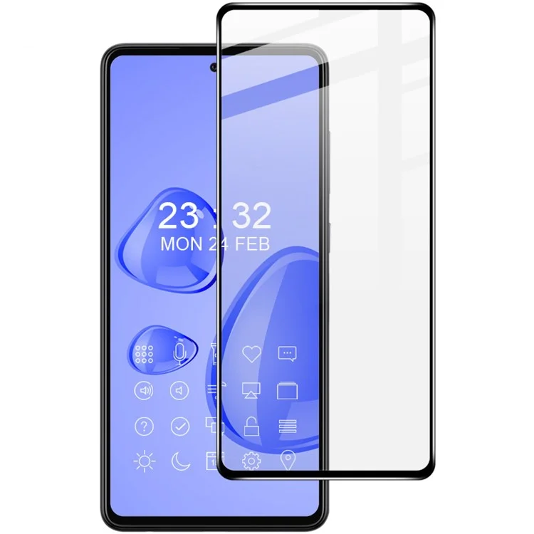 IMAK Pro+ Full Size Full Glue Ultra Clear Tempered Glass Screen Film para Samsung Galaxy A72 5G