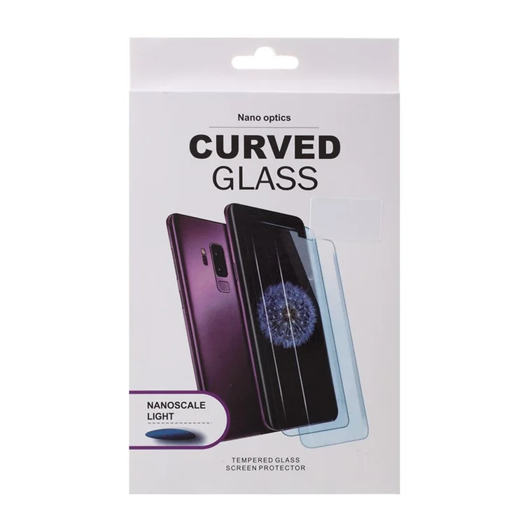 UV Liquid Curved Edge Tempered Glass Protector Support Fingerprint Unlock for Xiaomi Mi 11 Pro