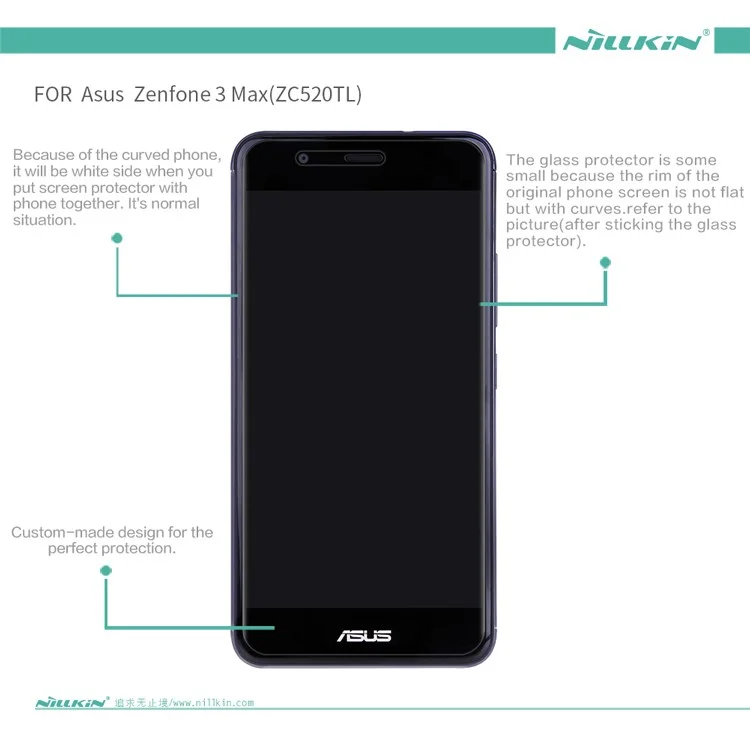 NILLKIN Matte Anti-scratch LCD Screen Protector Guard Film for Asus Zenfone 3 Max ZC520TL