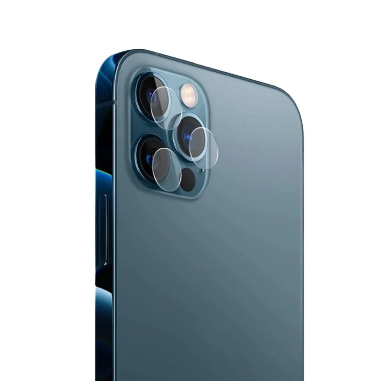 HAT PRINCE 0,2 mm 9H 2,15D Arc Edges Tempered Glass Back Camera Lens Film 3 pezzi/gruppo per iPhone 12 Pro Max
