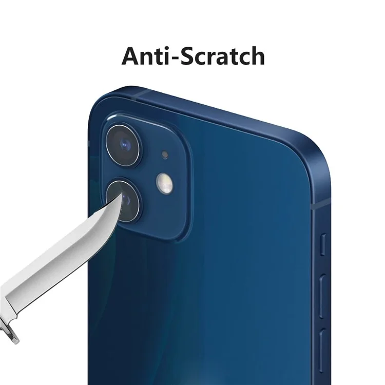 HAT PRINCE 0.2mm 9H 2.15D Arc Edges Tempered Glass Film Camera Lens Protector 2Pcs/Group für iPhone 12 / 12 mini