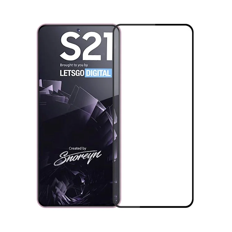 MOFI stoßsicherer getemperte Glas-Bildschirmschutz [Vollverklebung] Komplettschutzfolie für Samsung Galaxy S21 4G/5G